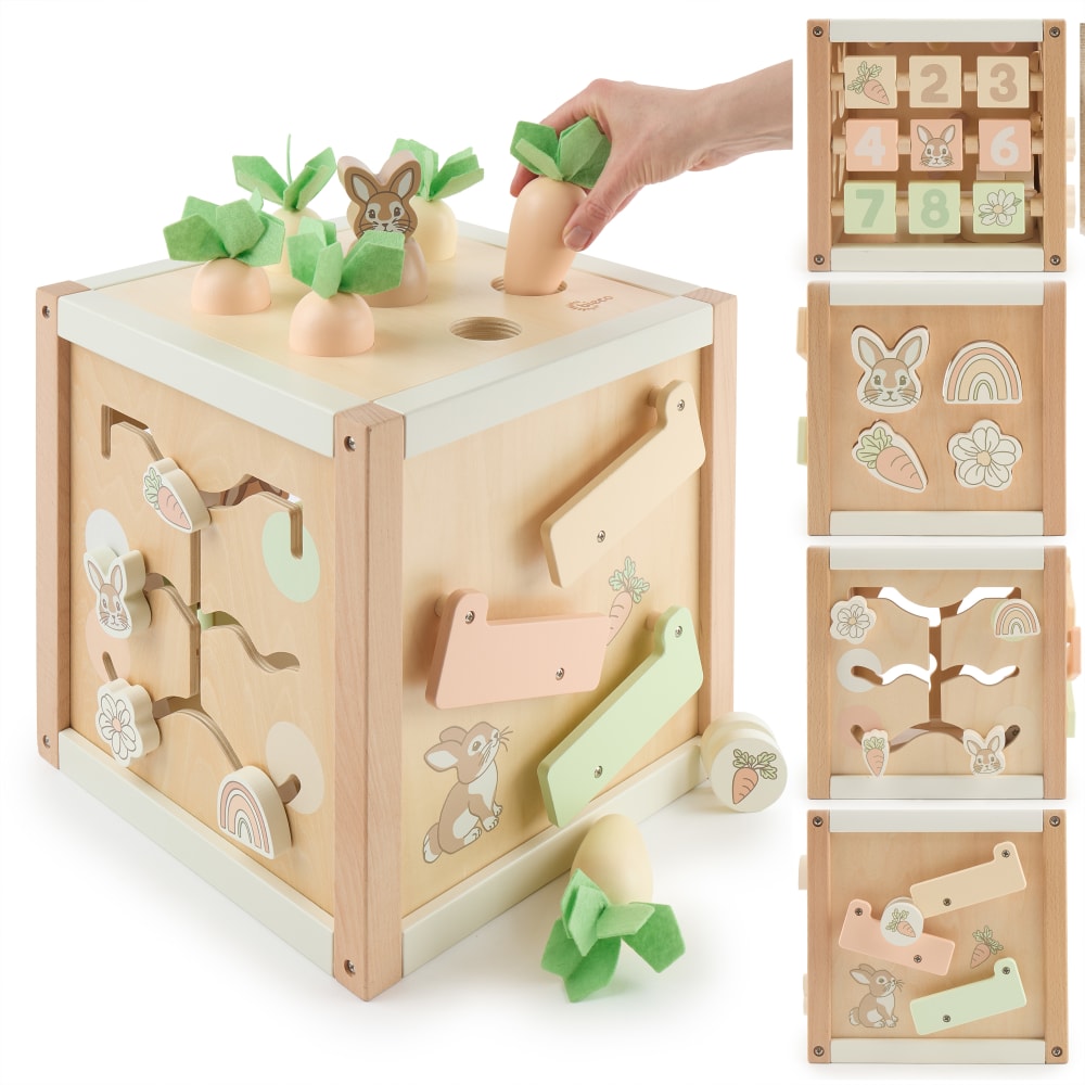 cube d'activité lapin
