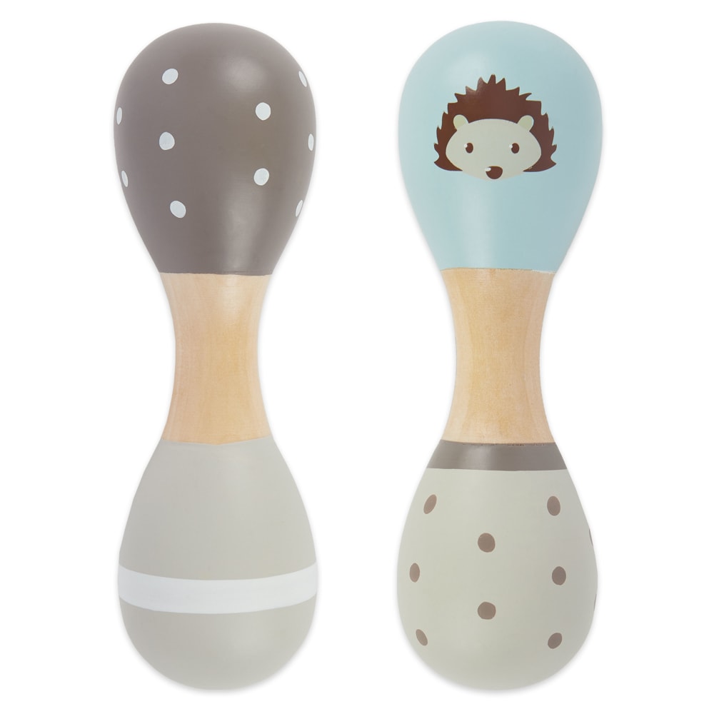 Bieco Holzrassel Igel, 2er-Set MEHRFARBIG HOLZ Baby