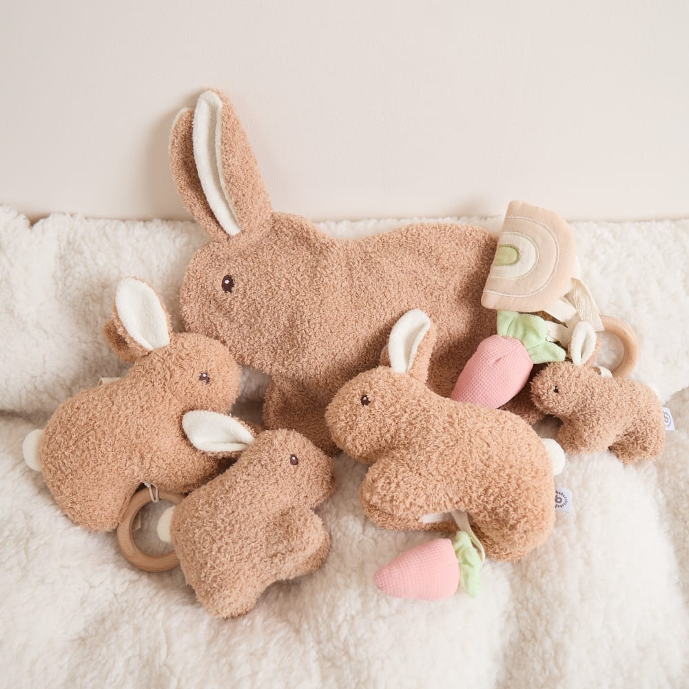 Musikspieluhr Hase Fine aus Bouclé 20 cm - Maisons Du Monde