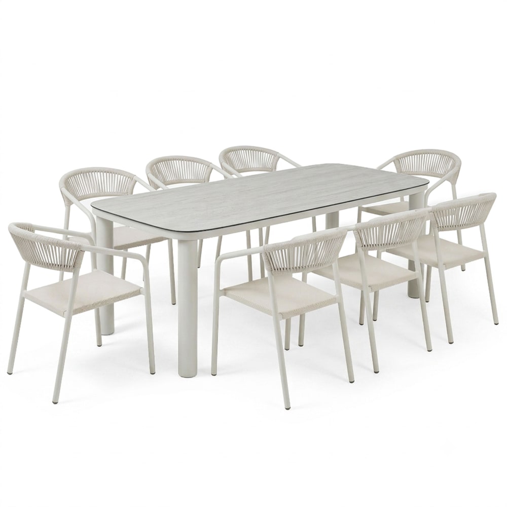 table de jardin aluminium