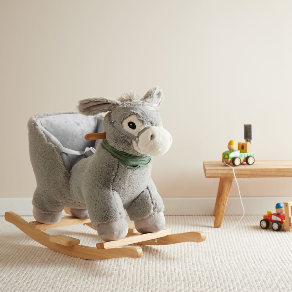 Plüsch Schaukeltier Esel 73,5×33,5×61 cm - Maisons Du Monde