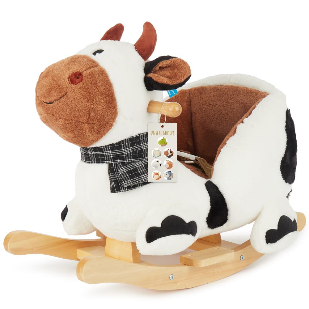 Animal à bascule vache « ferme » avec ceinture Animal à bascule vache « ferme » avec ceinture