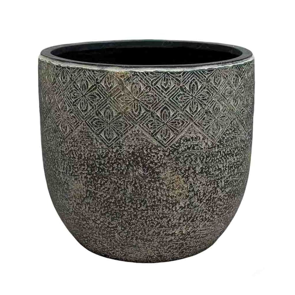 pot de fleurs en fibre
