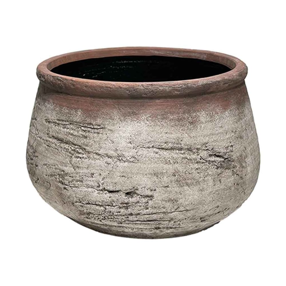 Jardinière en fibre - blanche