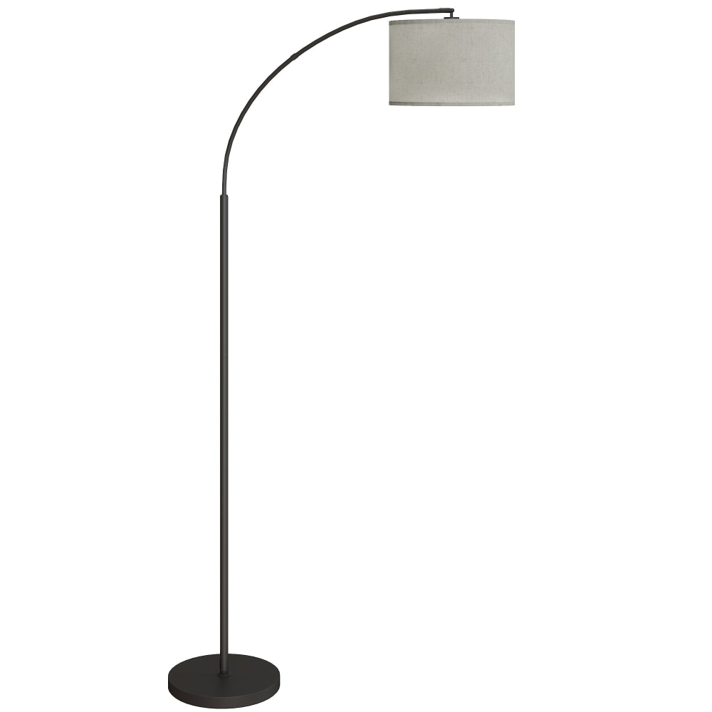 Lampadaire avec télécommande abat-jour réglable minuterie noir