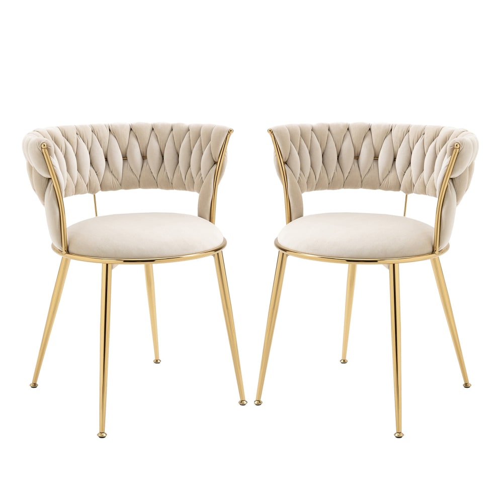 Lot 2 chaises salle - pieds
