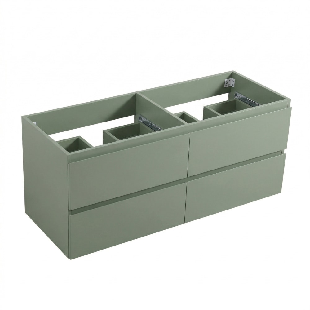 Meuble sous vasque suspendu  4 tiroirs 120cm