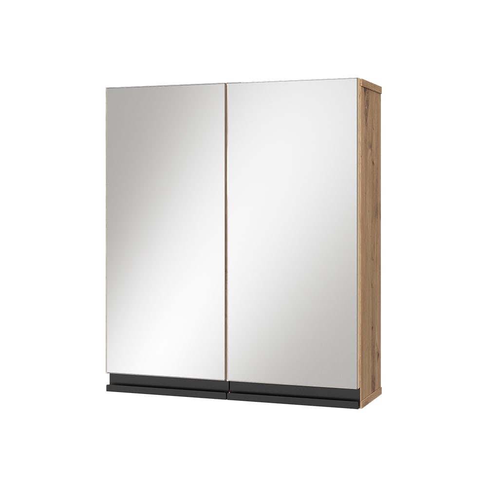 Vicco Badspiegelschrank Artisan 60x70cm style modern Braun Spanplatte