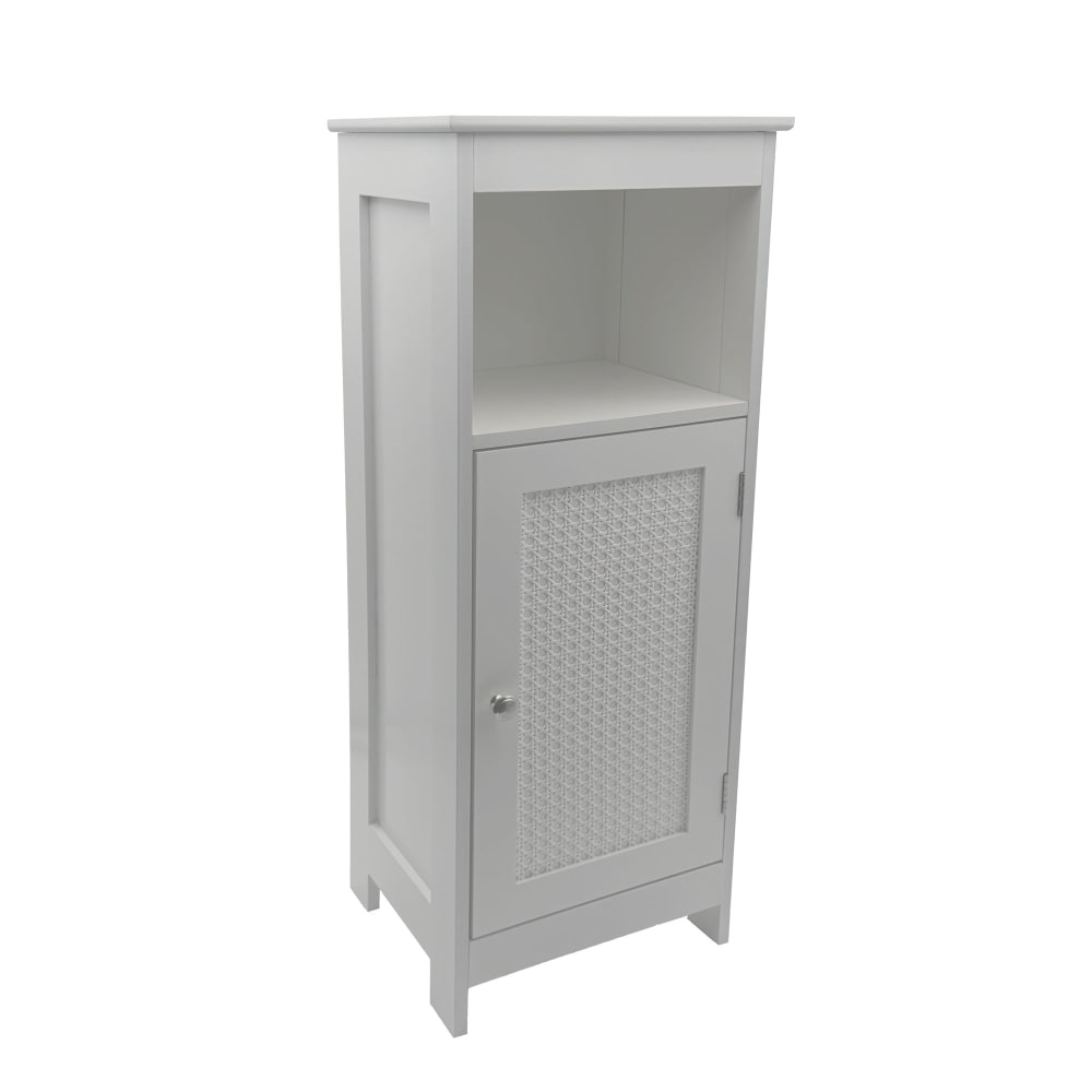 FineBuy Badschrank aus MDF, weiß style modern - Holz