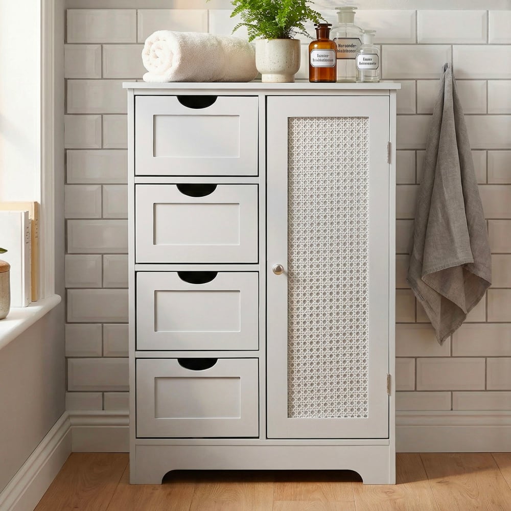 Badschrank aus MDF, weiß - Maisons Du Monde