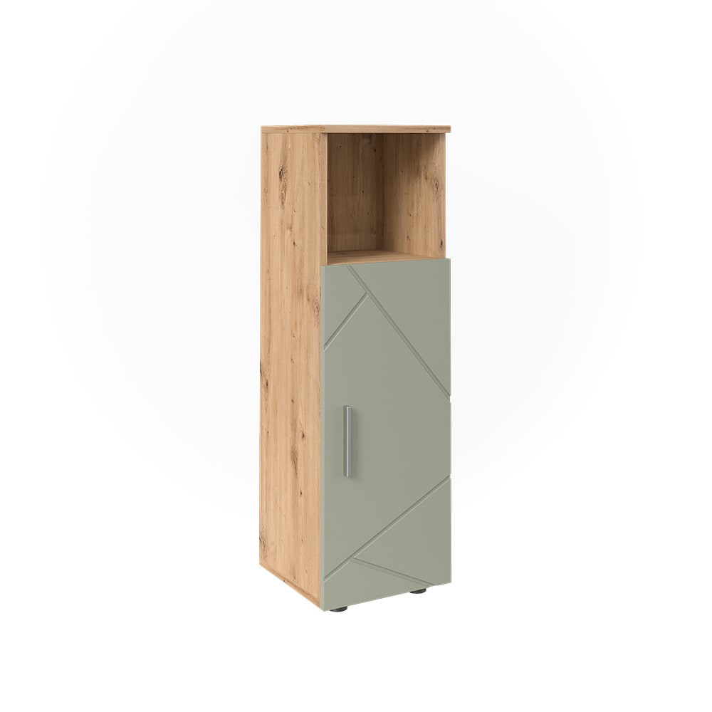 Vicco Midischrank Salbeigrün 30x95cm style modern - Spanplatte