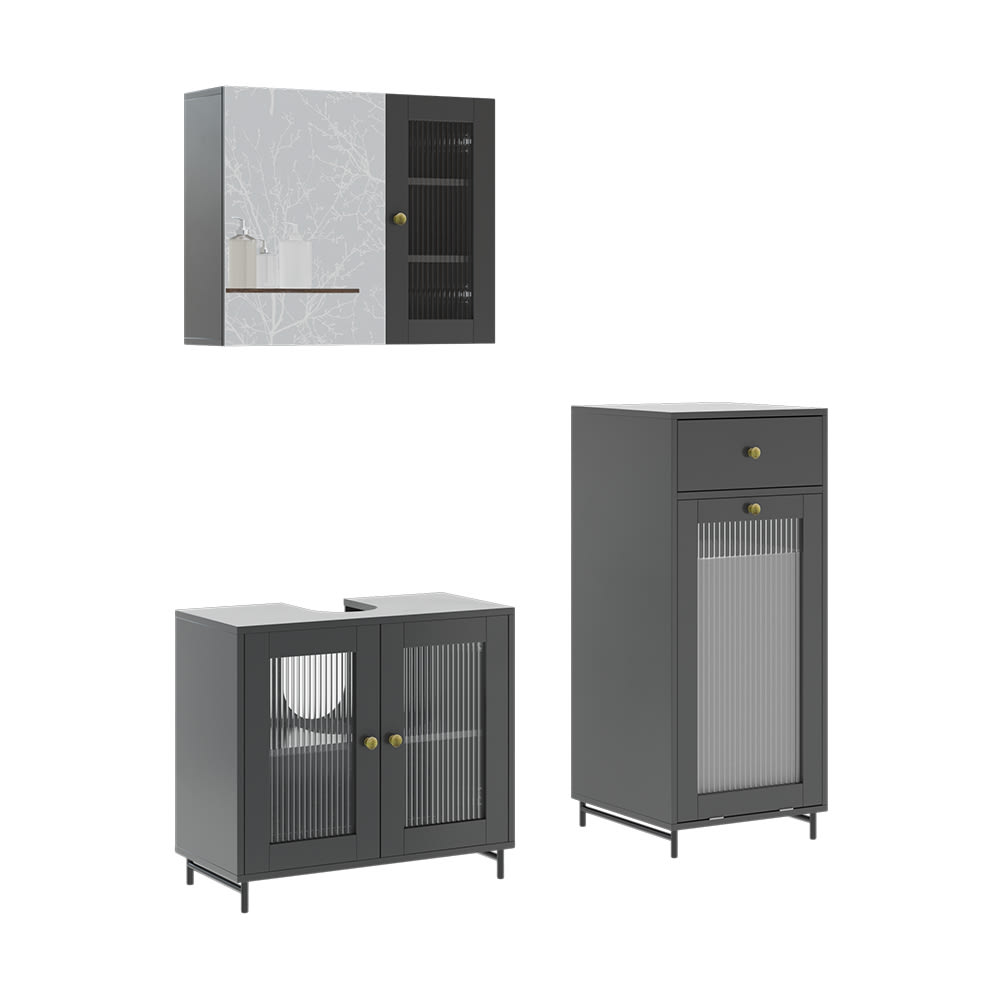 3 pièces avec armoire
