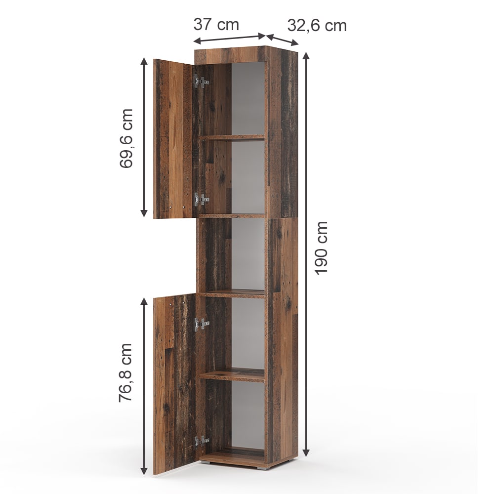 Badschrank Oldstyle 37x190cm - Maisons Du Monde