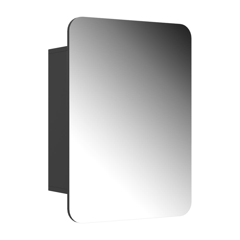 Vicco Badspiegelschrank mit Regalen Anthrazit 70x50cm style modern Grau Spanplatte