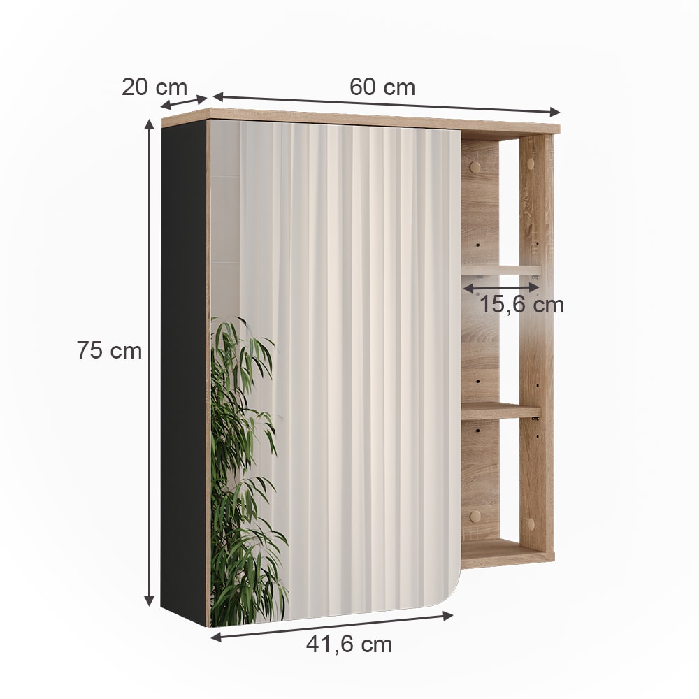 Spiegelschrank  Sonoma 60x75cm - Maisons Du Monde