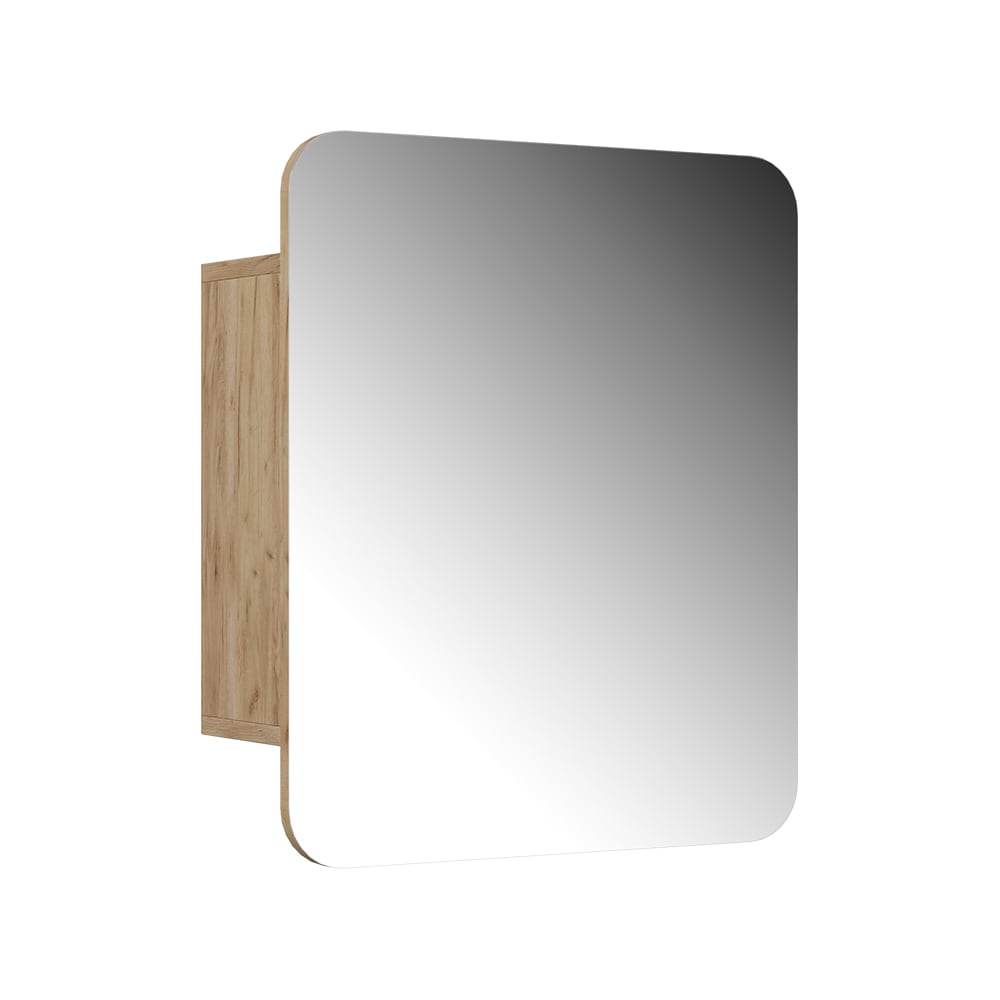 Vicco Badspiegelschrank mit Regalen Goldkraft Eiche 60x50cm style modern Braun Spanplatte