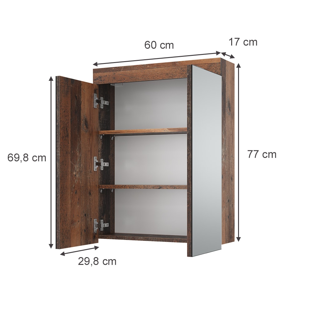 Badspiegelschrank Oldstyle 60x77cm - Maisons Du Monde