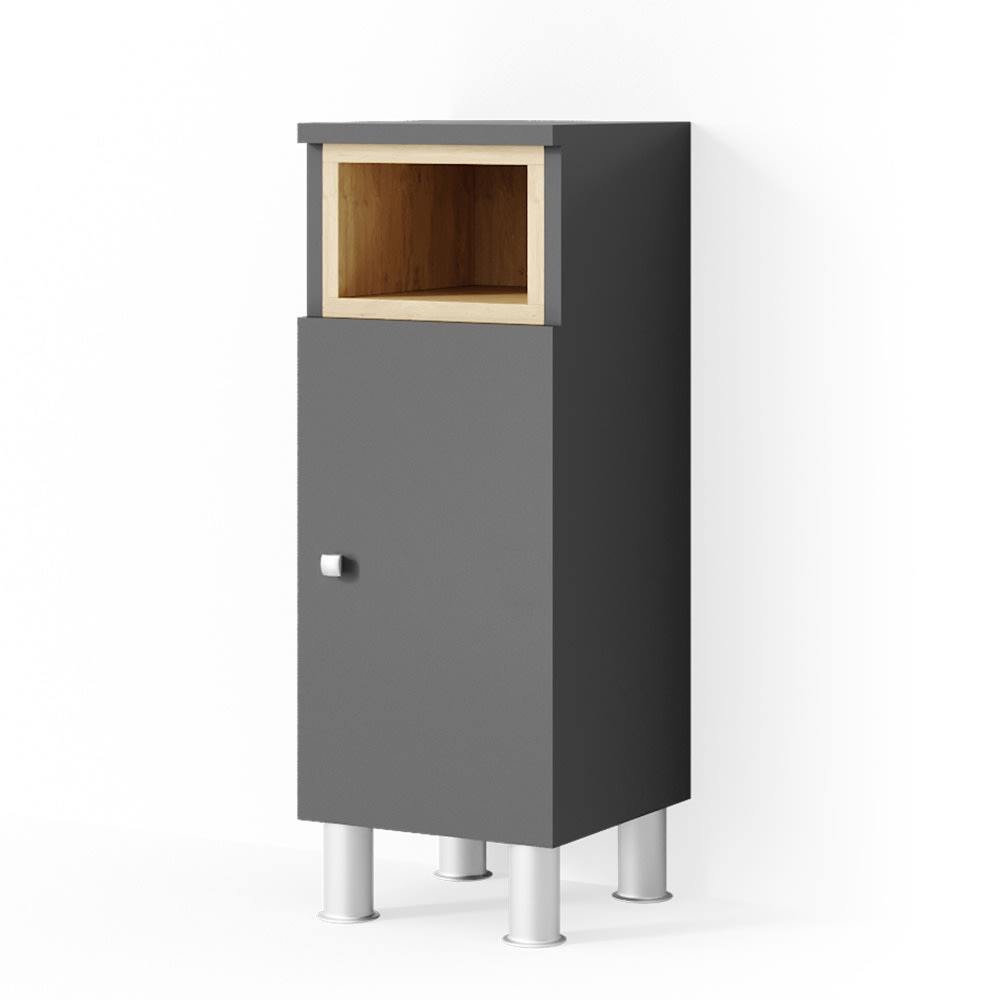 Vicco Midischrank, Anthrazit 30 x 71.8cm style modern Grau Spanplatte
