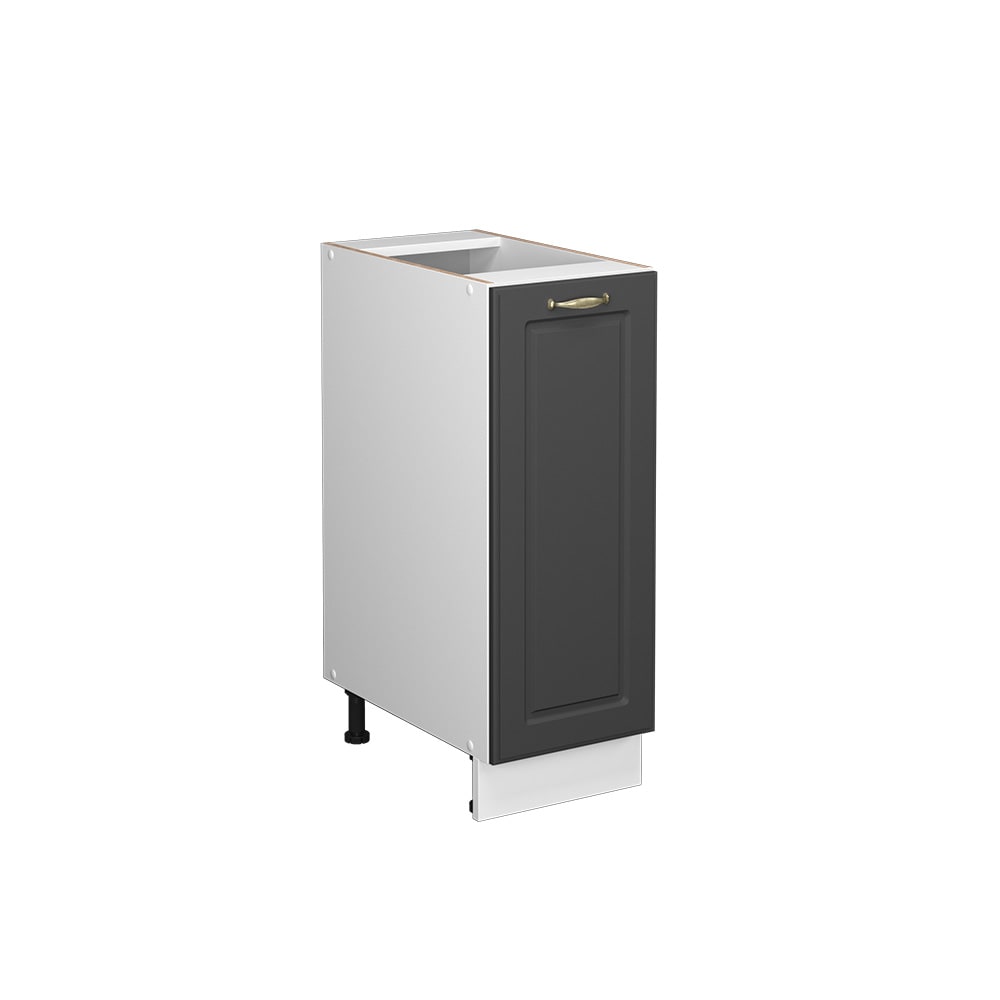 Vicco Midischrank ohne Arbeitsplatte, Anthrazit-Gold 30 x 82cm style modern Grau Spanplatte