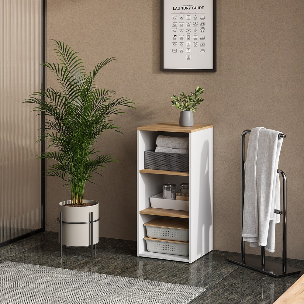Midischrank  Weiß/Artisan 40.2x88.2cm - Maisons Du Monde