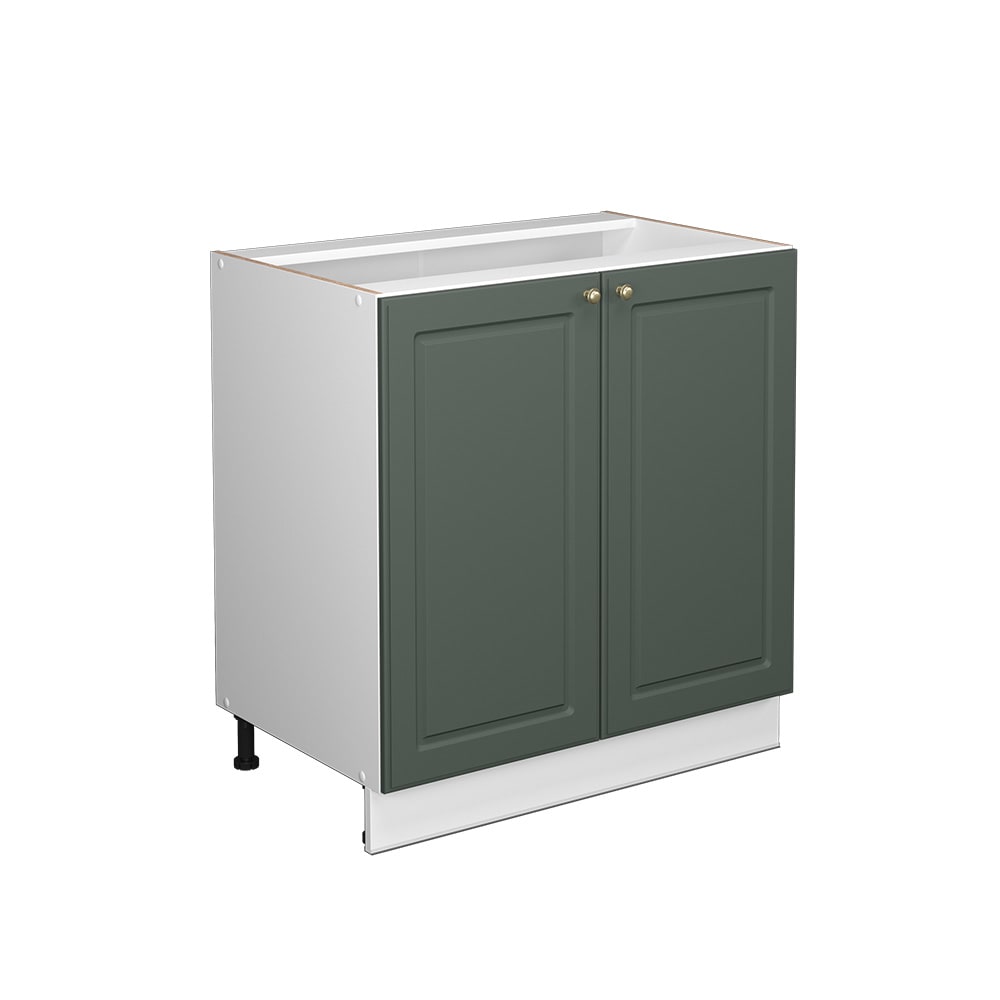 Vicco Midischrank mit Regal ohne Arbeitsplatte Grün-Gold Landhaus 80x82cm style modern Grün Spanplatte