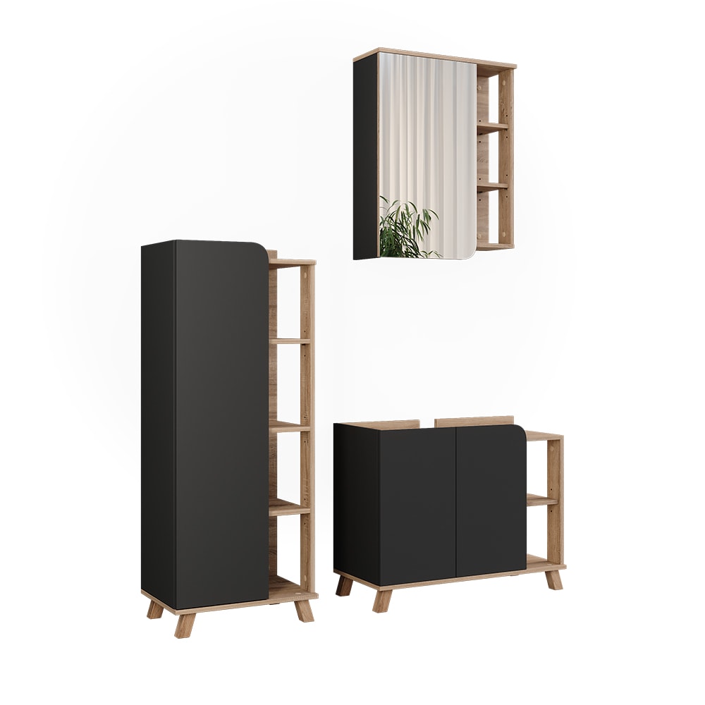 meubles bain 3 pièces