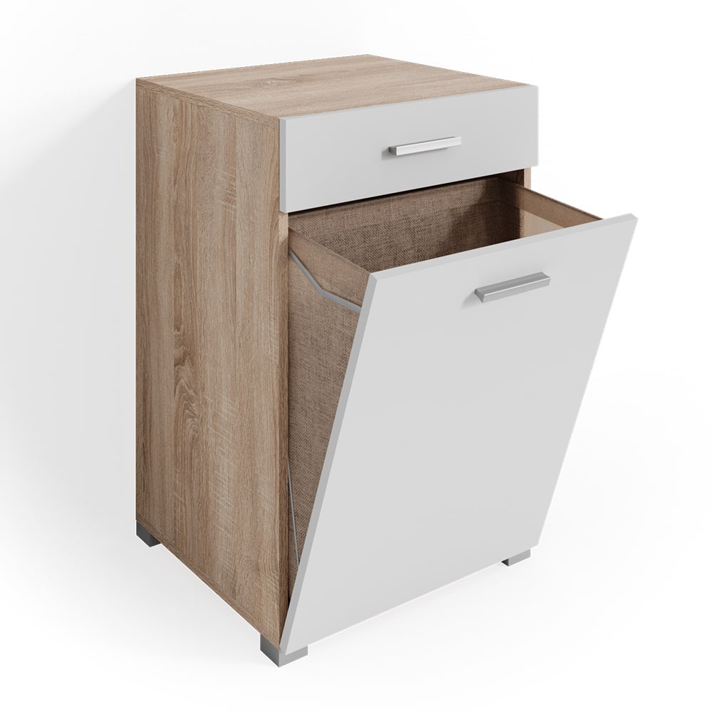 Vicco Badschrank, Sonoma 50 x 78.5cm style modern Braun Spanplatte