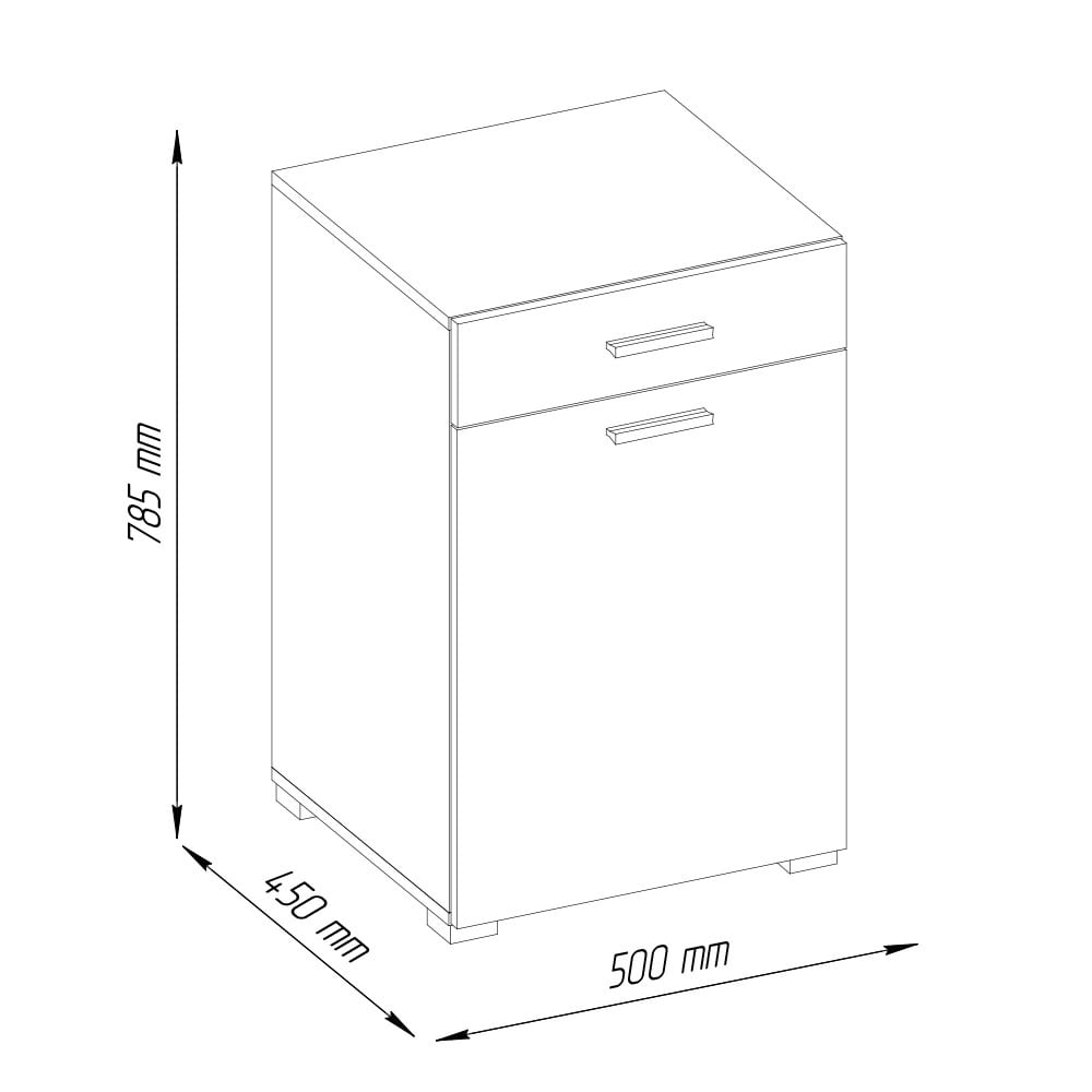 Badschrank, Sonoma 50 x 78.5cm - Maisons Du Monde