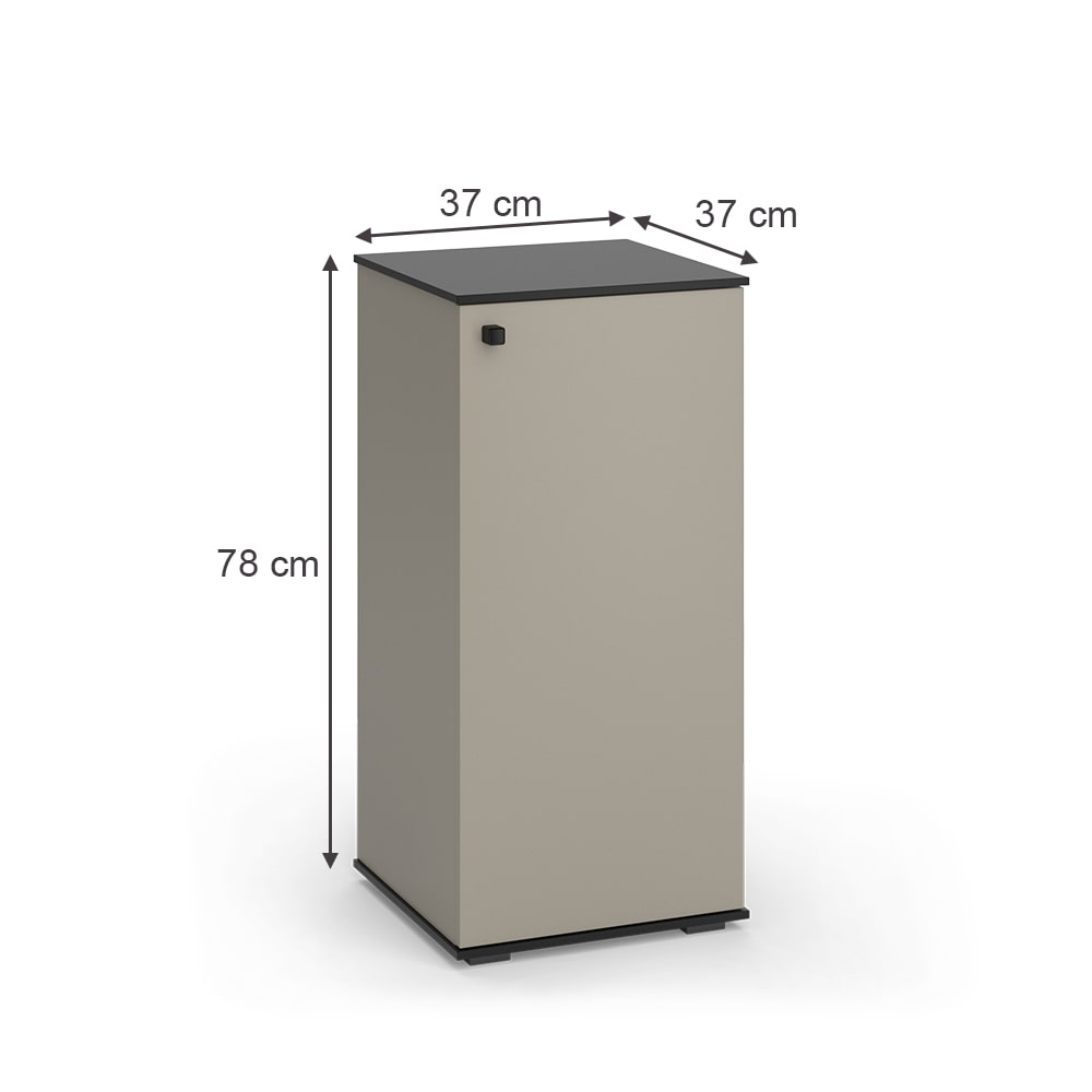 Midischrank, Greige 37 x 78 cm - Maisons Du Monde
