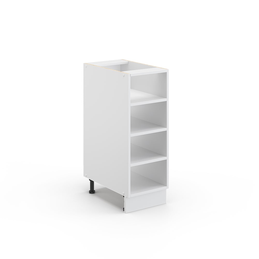 Vicco Midischrank ohne Arbeitsplatte, Weiß 30 x 82cm style modern Weiß Spanplatte
