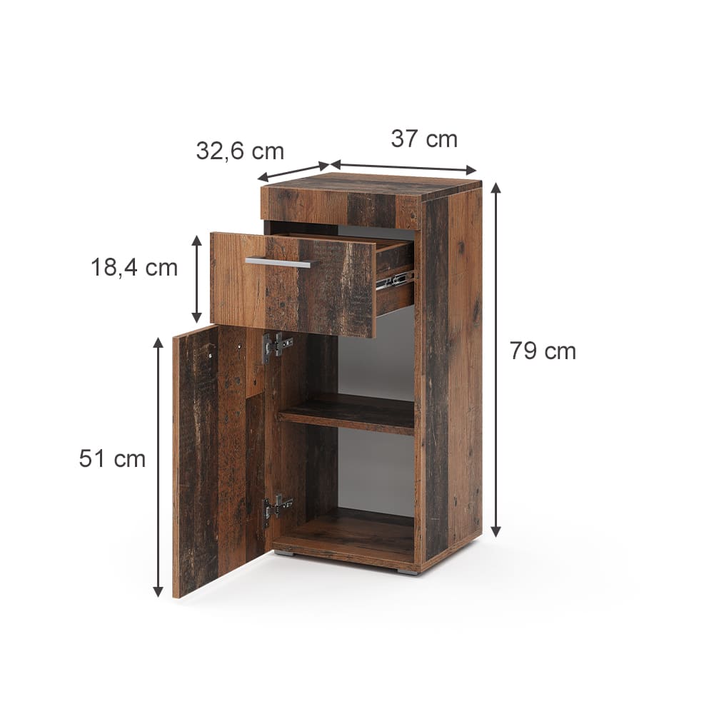 Midischrank  Oldstyle 37x79cm - Maisons Du Monde