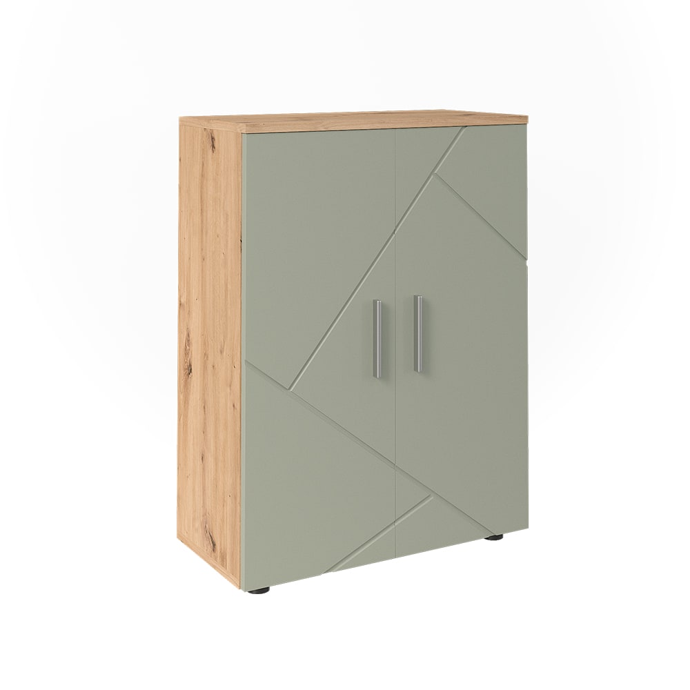 Vicco Midischrank Salbeigrün 60x81cm style modern - Spanplatte
