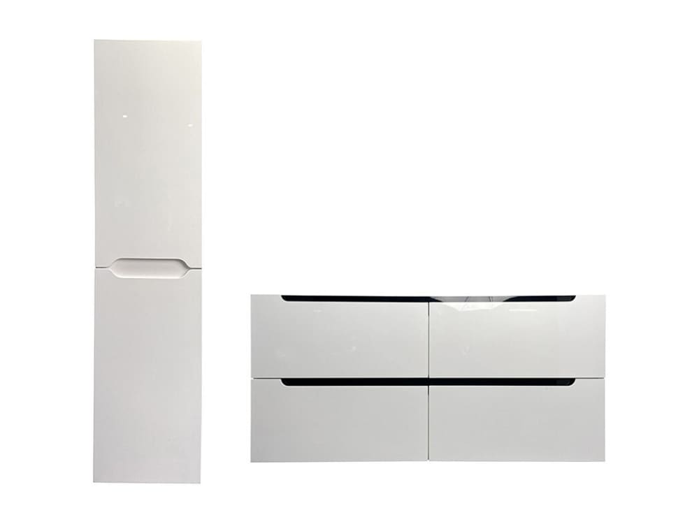 Ensemble salle de bain mdf blanc