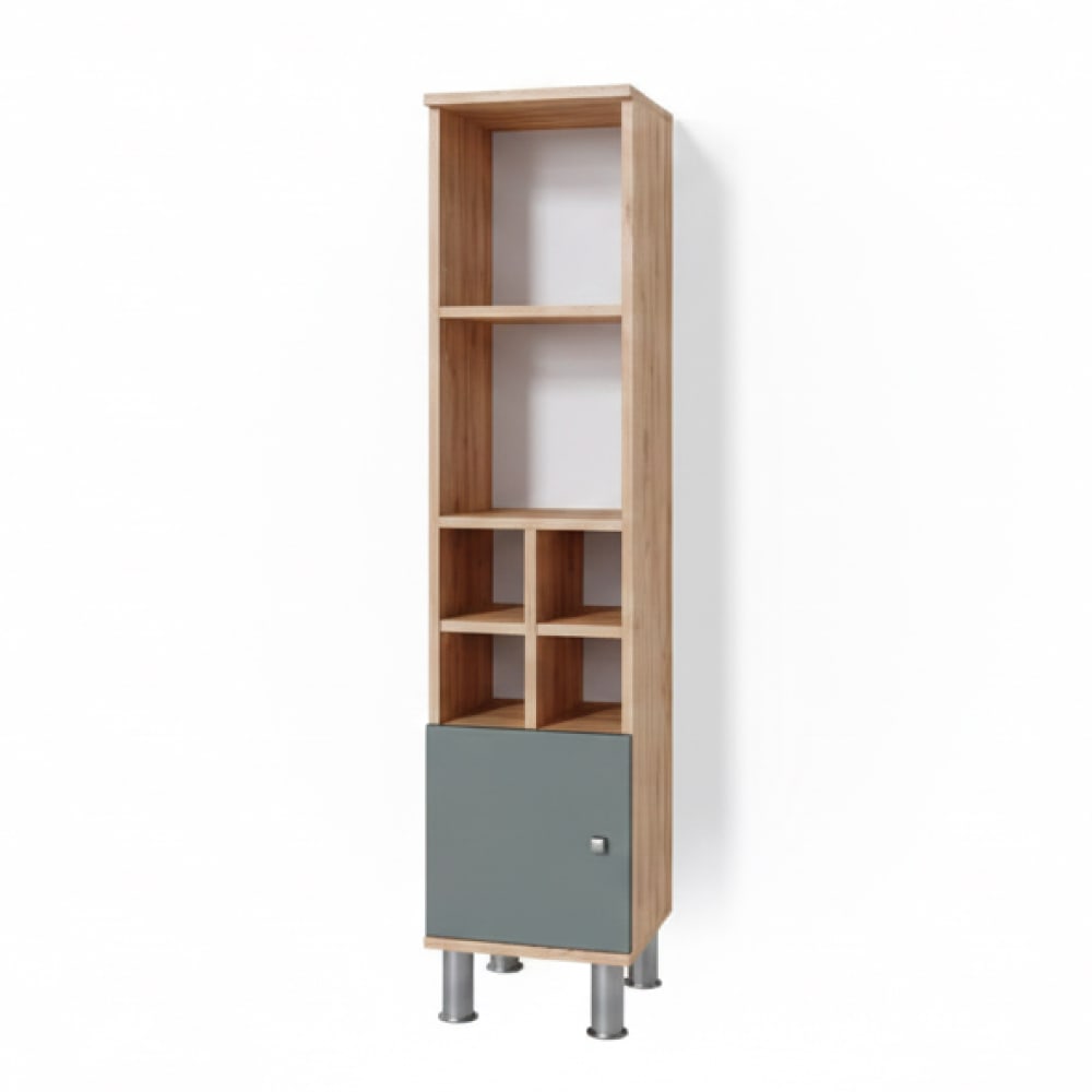Vicco Midischrank kleine Tür, Grün 30 x 130.6cm style modern Grün Spanplatte