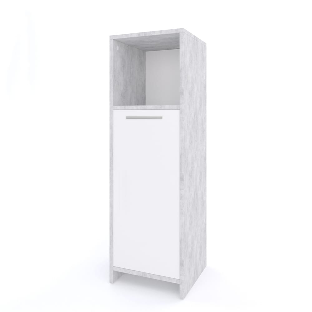 Vicco Midischrank, Beton 30 x 95cm style modern Grau Spanplatte