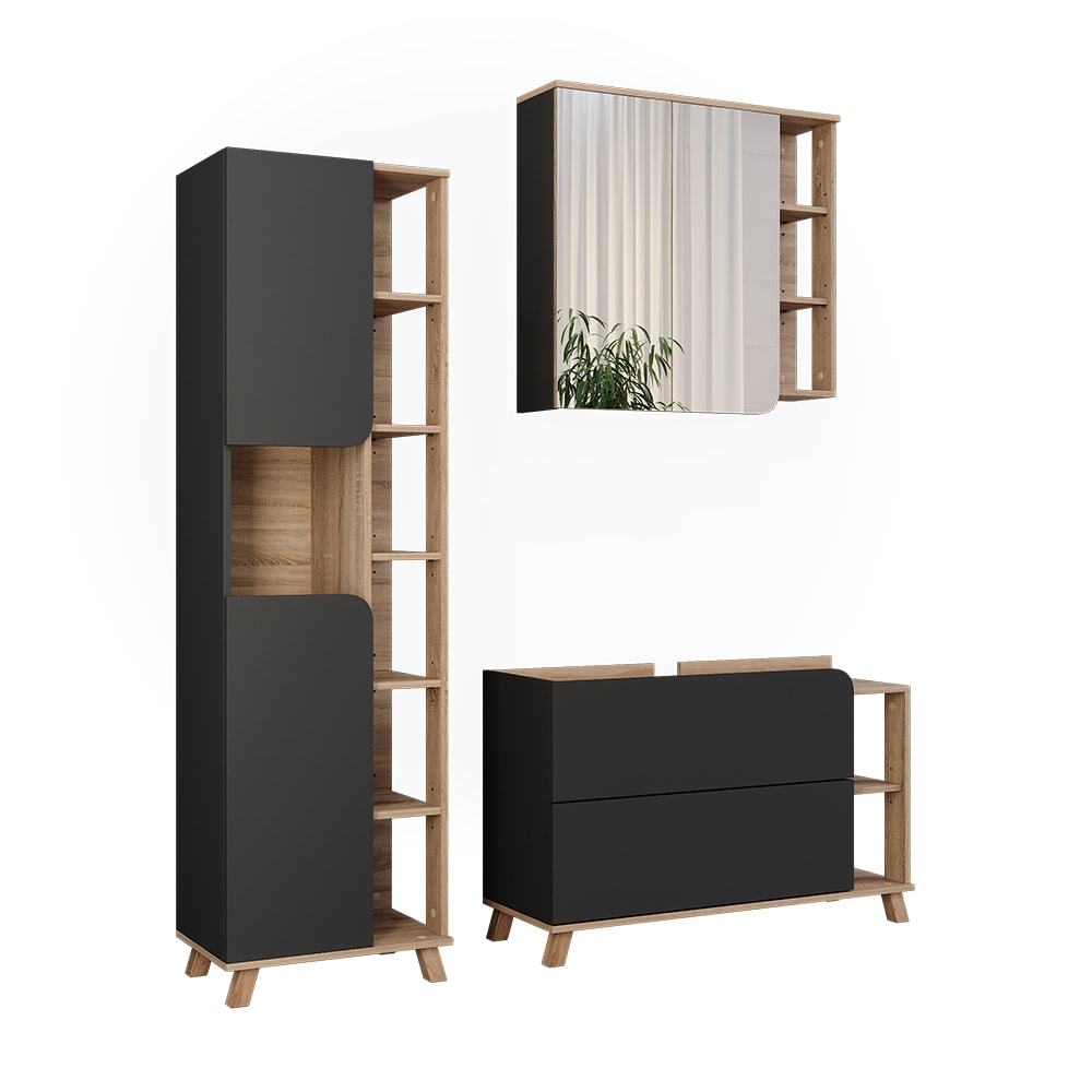 meubles bain 3 pièces