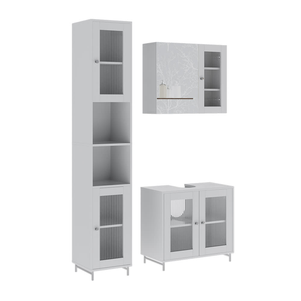 3 pièces avec armoire - haute