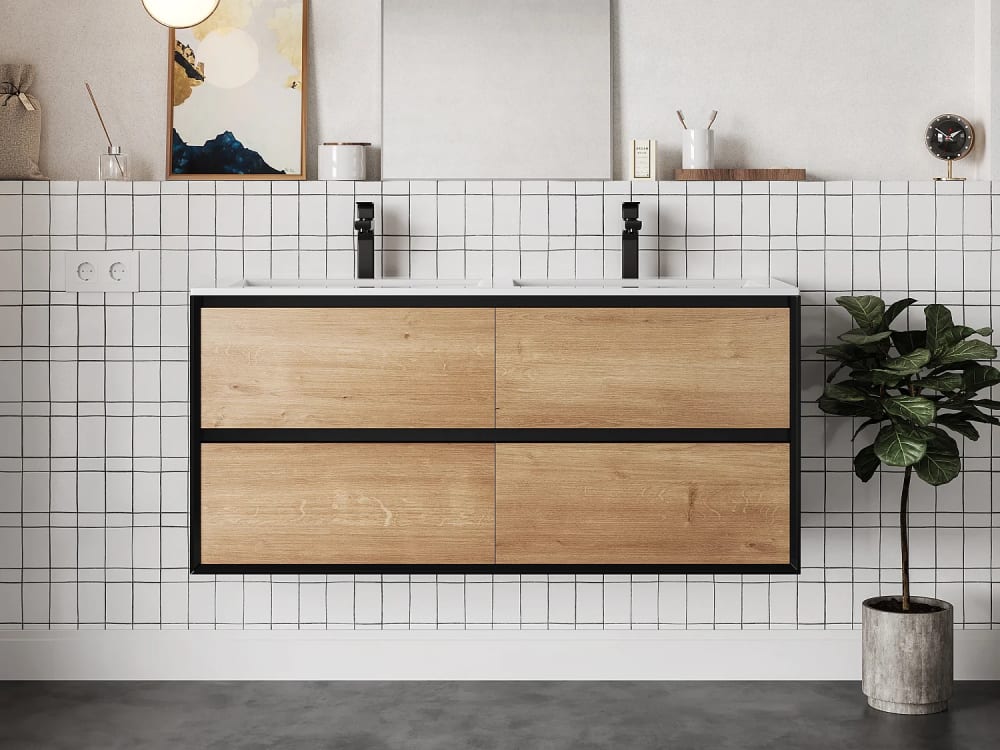 Meuble salle bain - suspendu