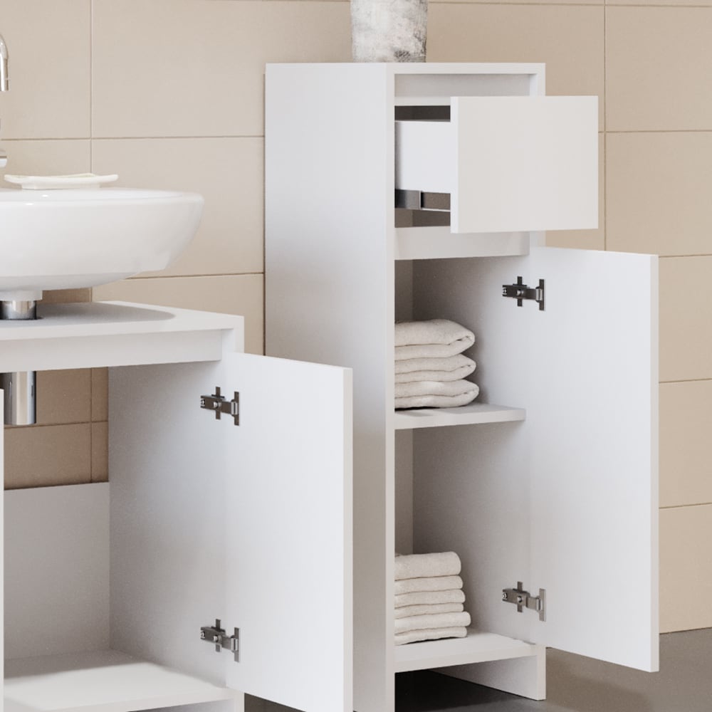 Midischrank, Weiß 30 x 95cm - Maisons Du Monde