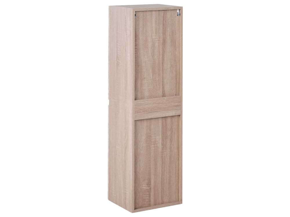 Beliani Badezimmerschrank aus Holzwerkstoff 120cm, braun style modern - Spanplatte