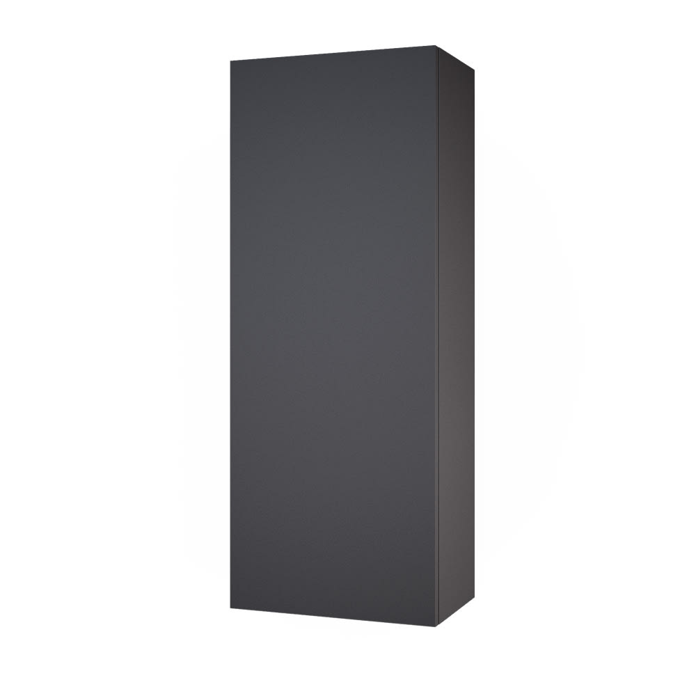 Vicco Badschrank mit 2 Regalböden Anthrazit 33x84cm style modern Grau Spanplatte