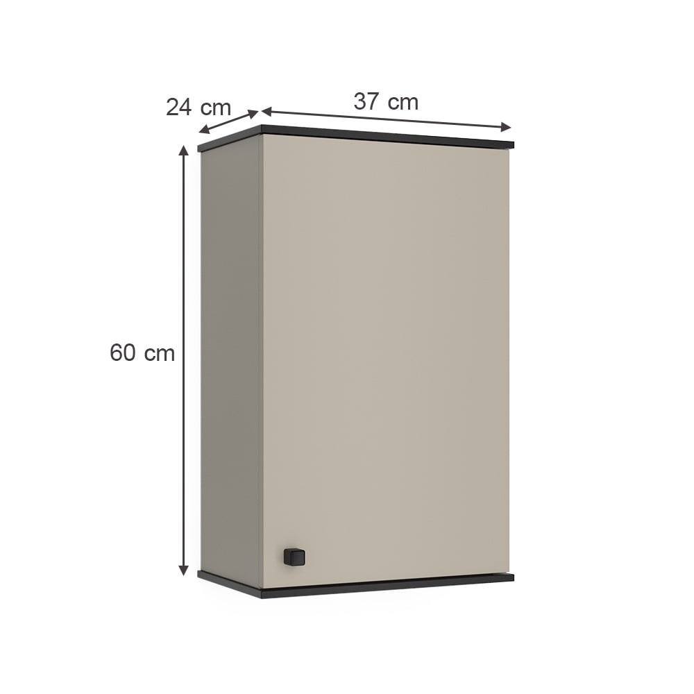 Badschrank, Greige 37 x 60 cm - Maisons Du Monde