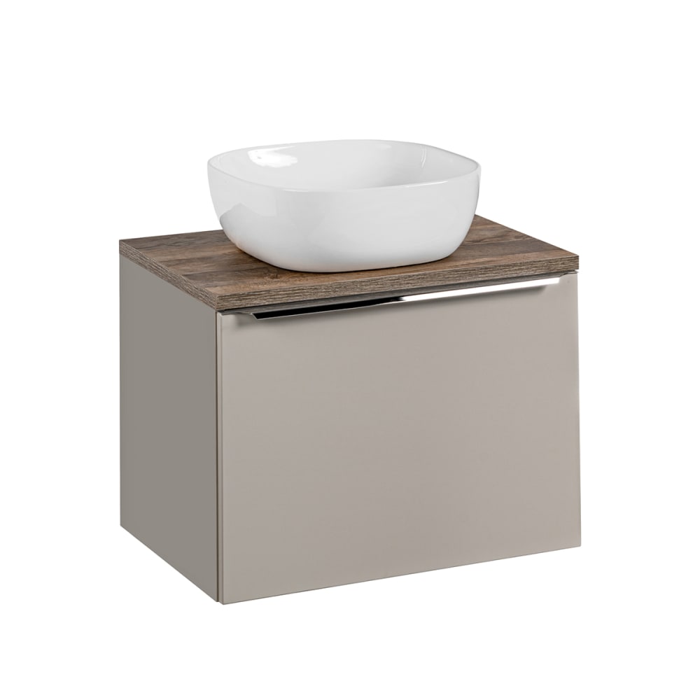 meuble vasque stratifiés - taupe