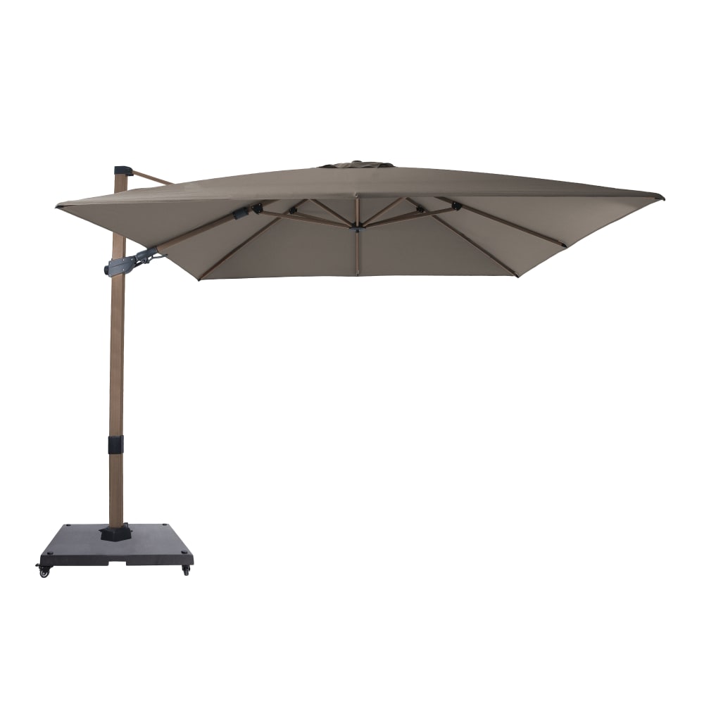 Parasol déporté taupe 300 x 300 cm