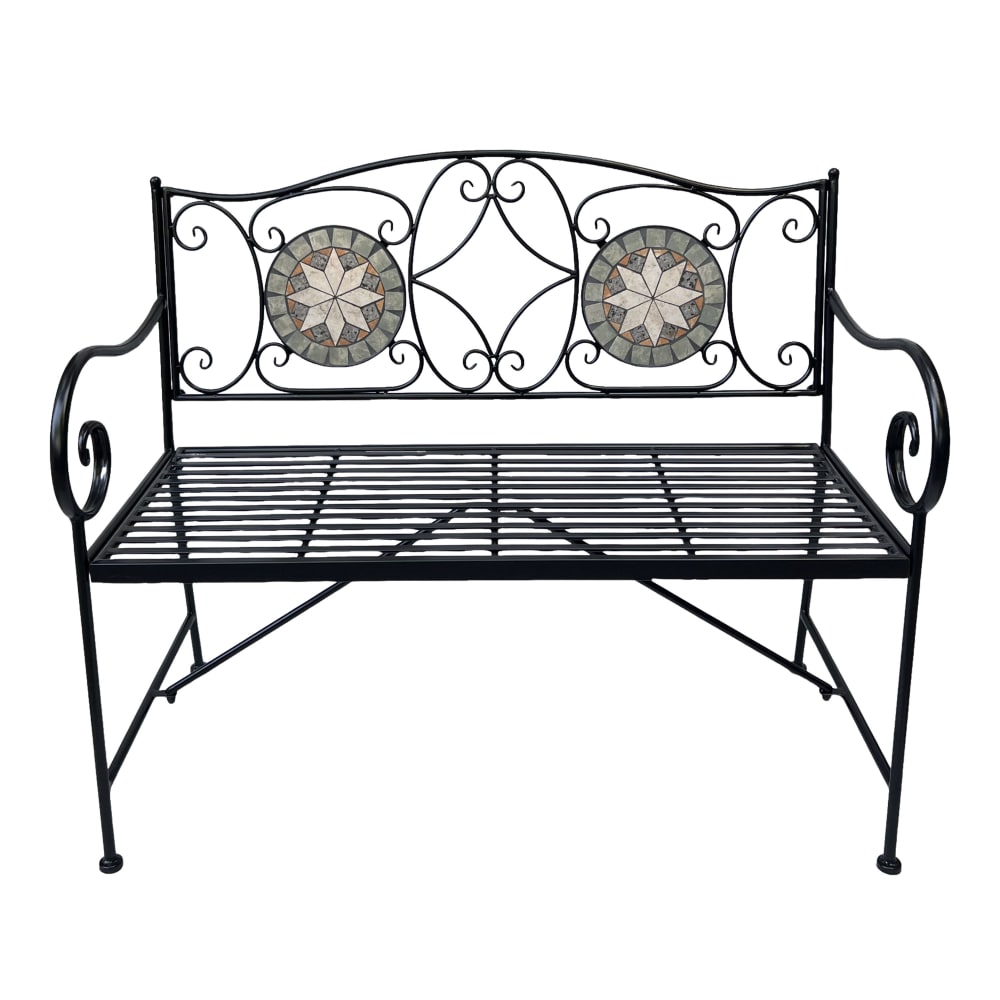Banc de jardin mosaique, - 107