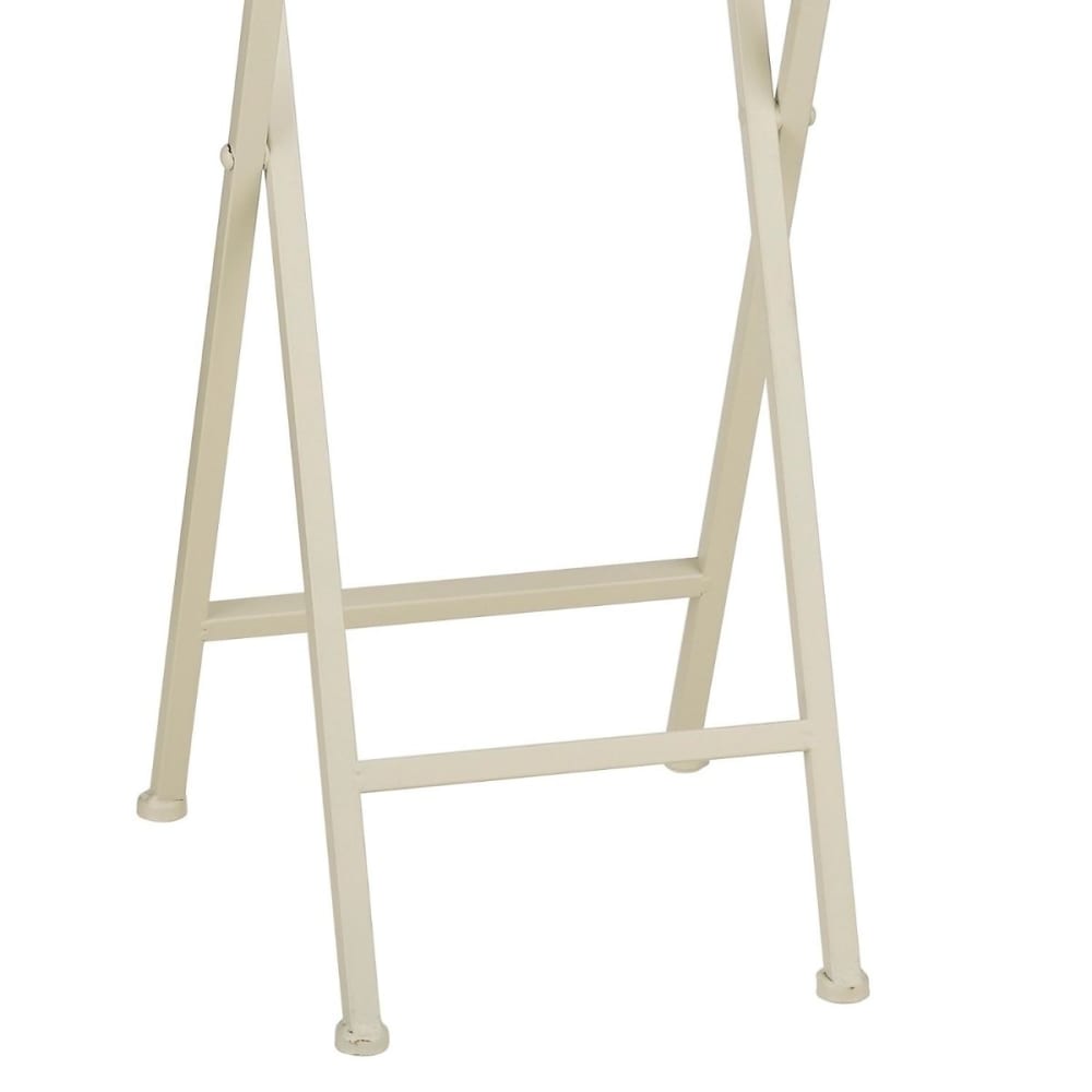 Pflanzentisch Rosalie Cremeweiß Eisen H68xB28xL28cm - Maisons Du