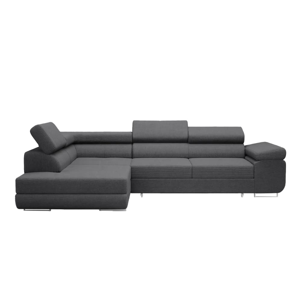 Canapé d'angle avec - anthracite