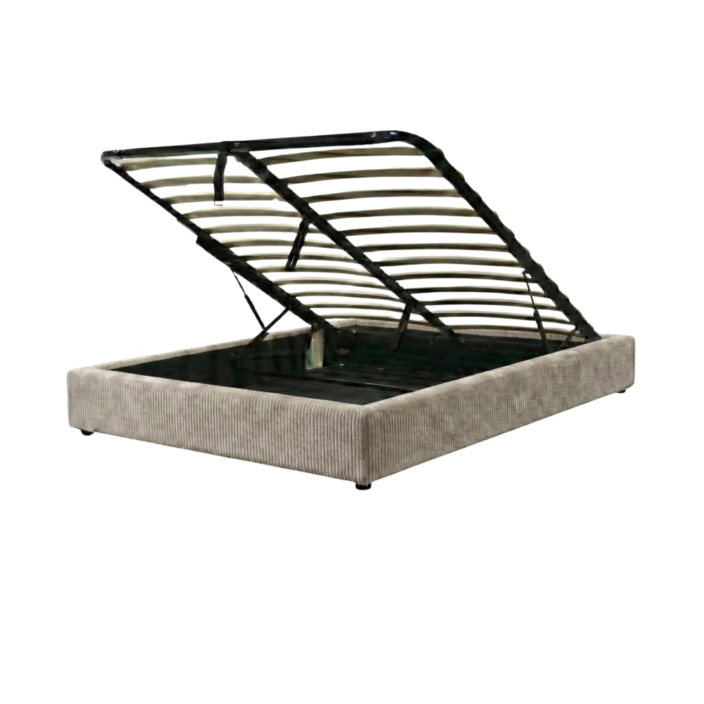 Lit coffre gris design