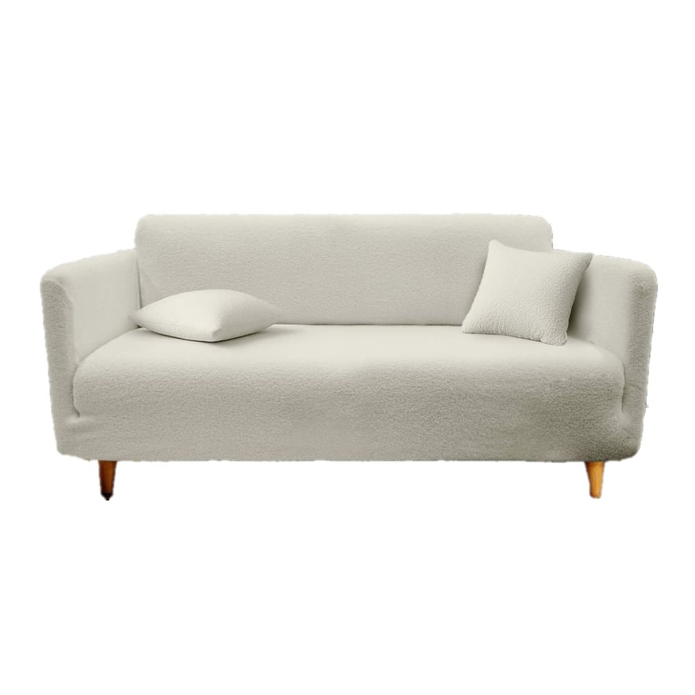 Housse de canapé extensible - blanche