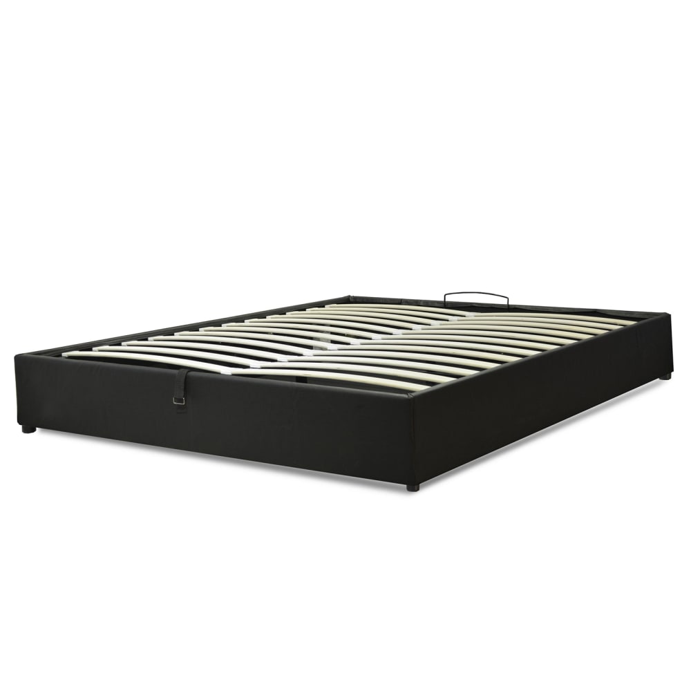 Lit coffre électrique - cuir